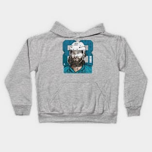 Brent Burns Seattle Sketch 88 Kids Hoodie